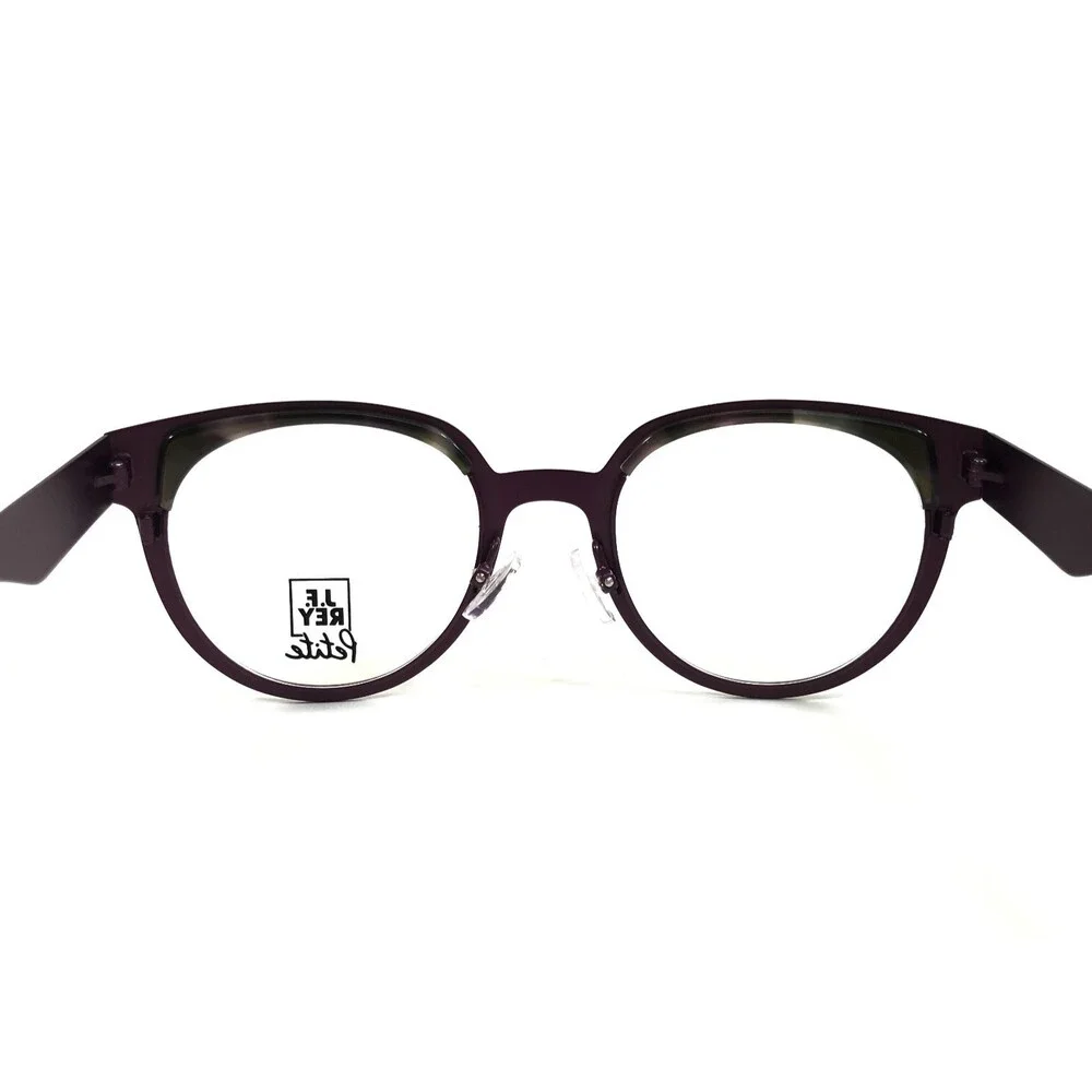 J. F. Rey Petite Eyeglasses Frames PM097 9171 Matte Purple Tortoise 47-20-140